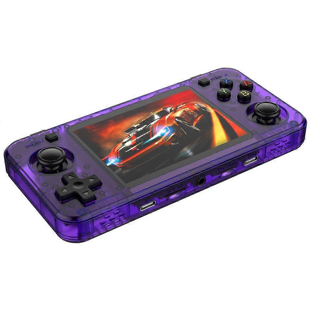 Purple R36H horizontal handheld game console